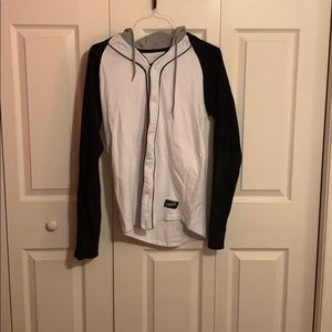 Men’s button up hoodie